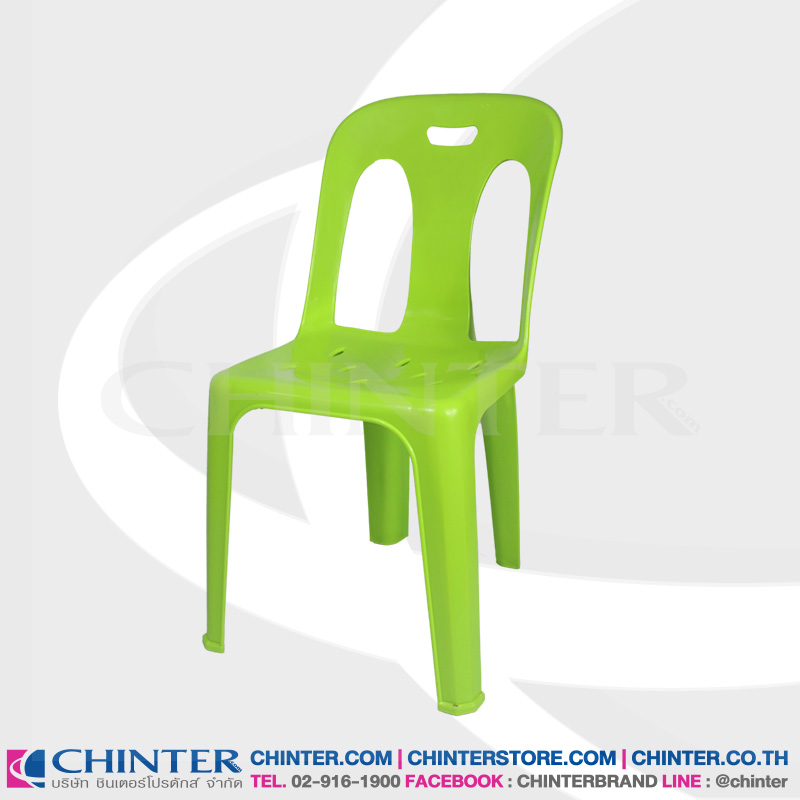 U-0038 เก้าอี้พลาสติก ขนาด 460x510x810 mm